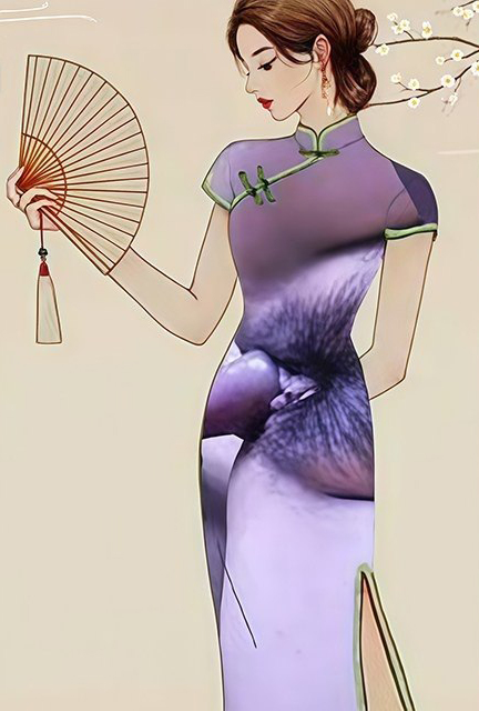全网疯传秘旗袍万福图抖音秒变暗网看片指日可待