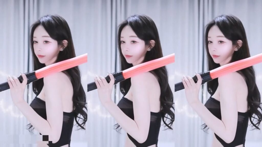韩国KBJ深夜档高颜值御姐cherrybest蕾丝内衣热舞