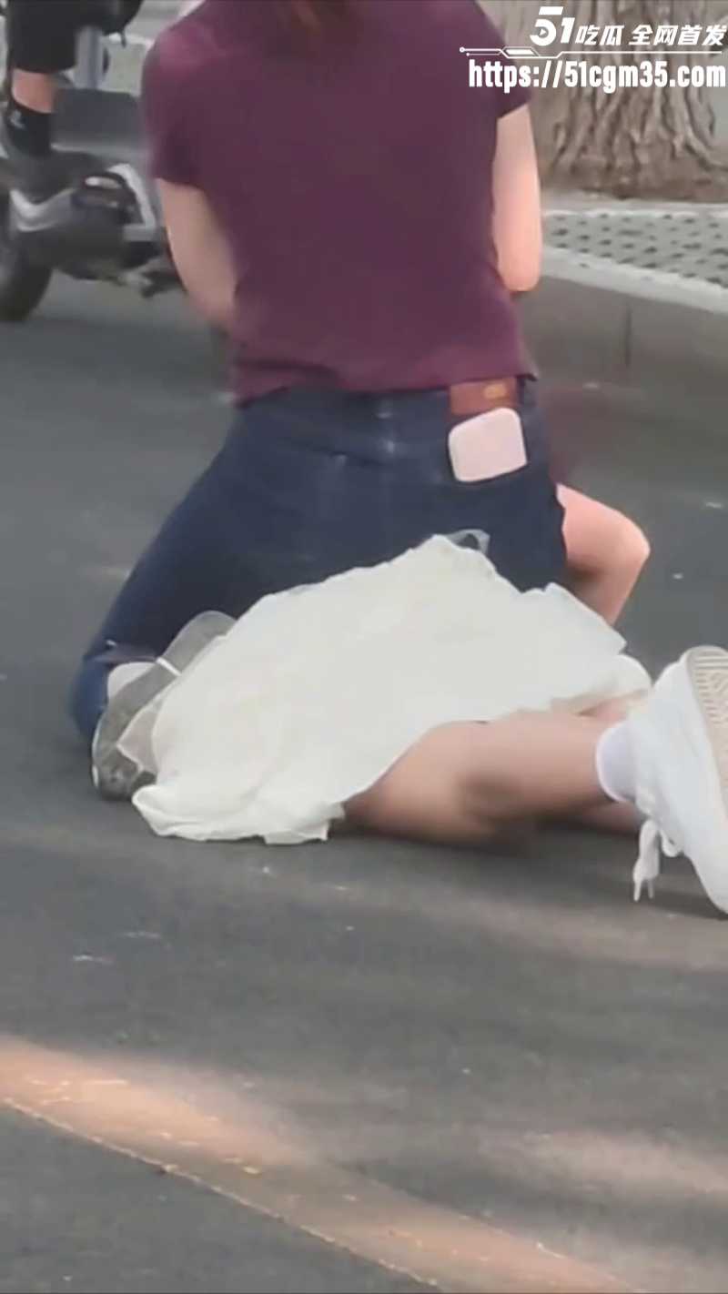 紫衣大妈街头暴揍白裙美女4 紫衣大妈街头暴揍白裙美女4