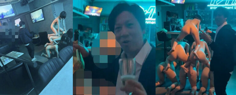 日本富豪坂井秀人6女果体香槟塔丑闻曝光