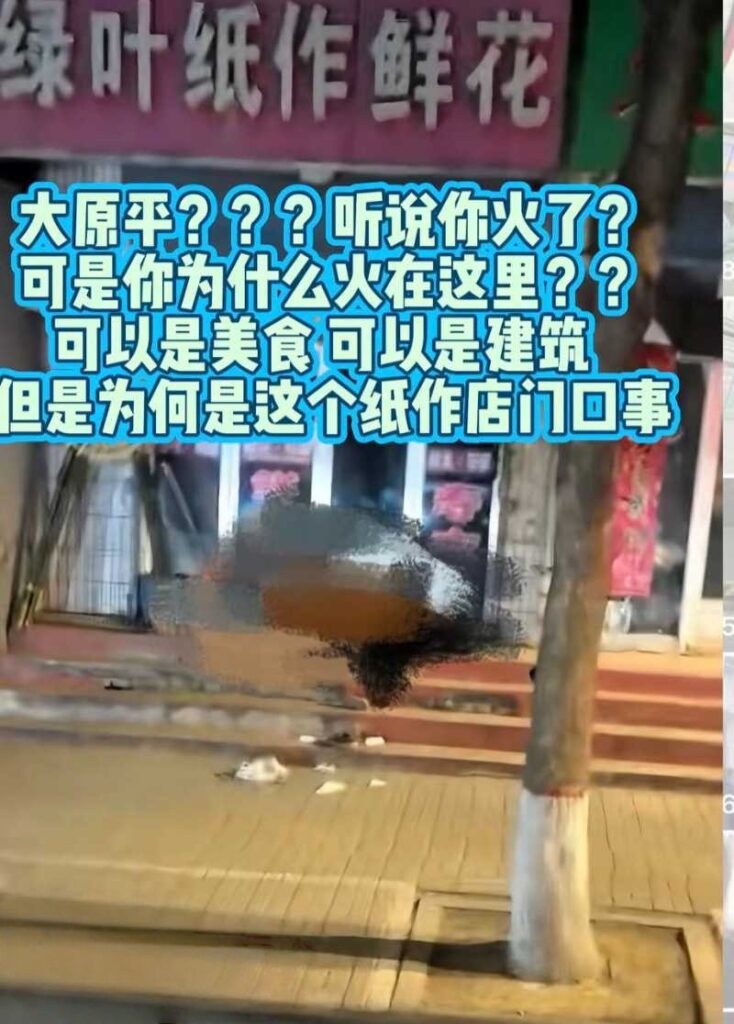 山西忻州原平市区绿叶纸作鲜花店深夜情侣野战15秒完整版
