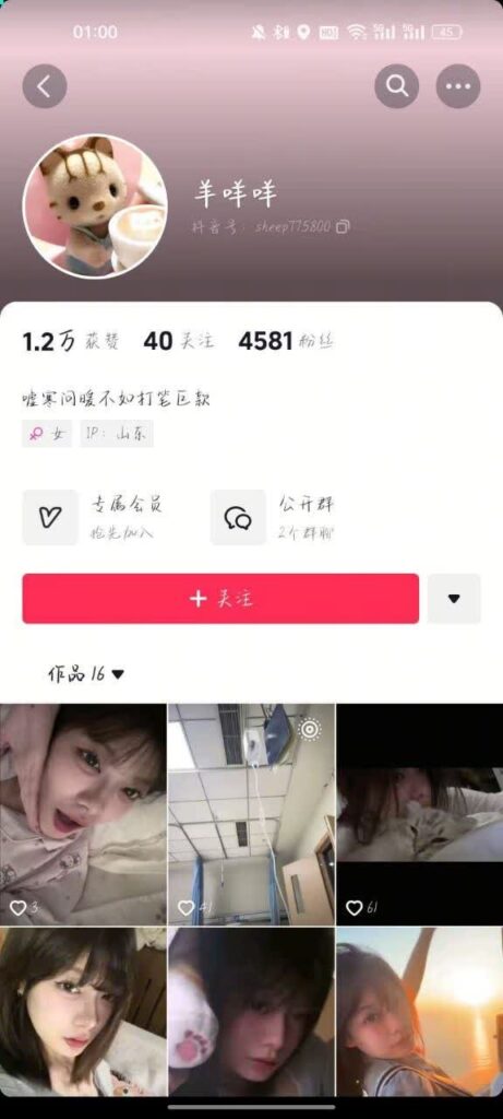 抖音小网红羊咩咩清纯嫩妹下海会议室私密直播曝光