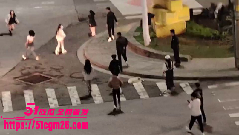 19岁精神小伙精神小妹 马路约群架 6