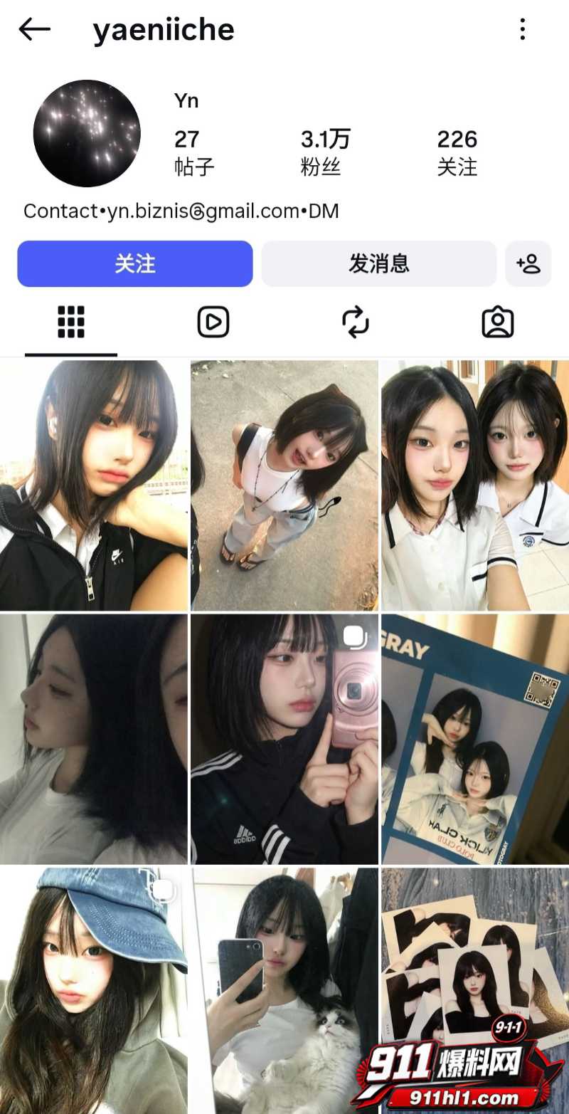 IG3万粉高颜短发妹 22