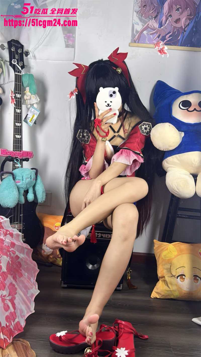 二次元福利姬 琴里gogo梨 cos星穹铁道花火 1