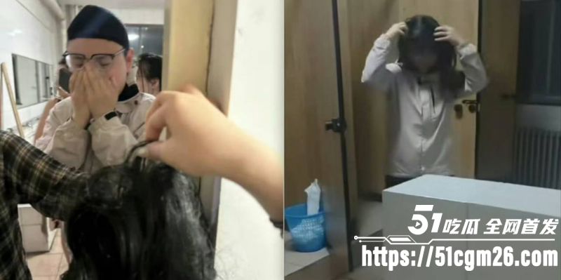 华北电力大学 佟军 男扮女装潜入女寝厕所偷拍 12