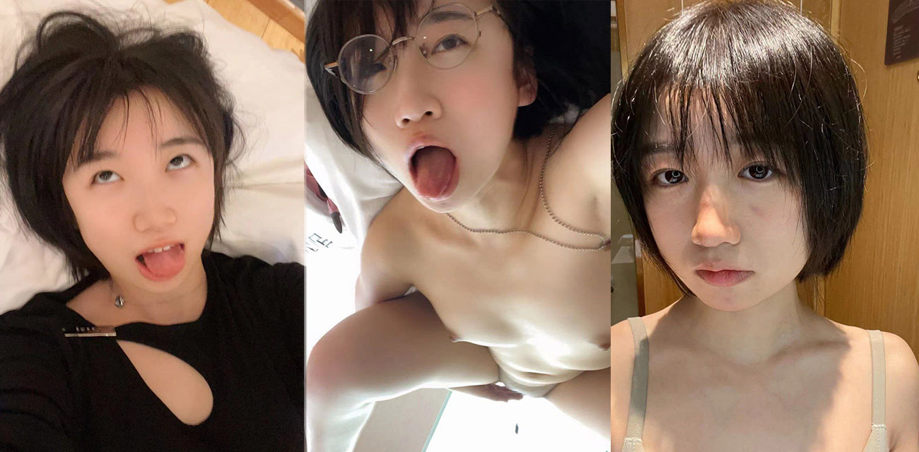 超清纯眼镜妹私下用牙刷自慰 甜美可爱外表下超骚 果然十个眼镜九个骚