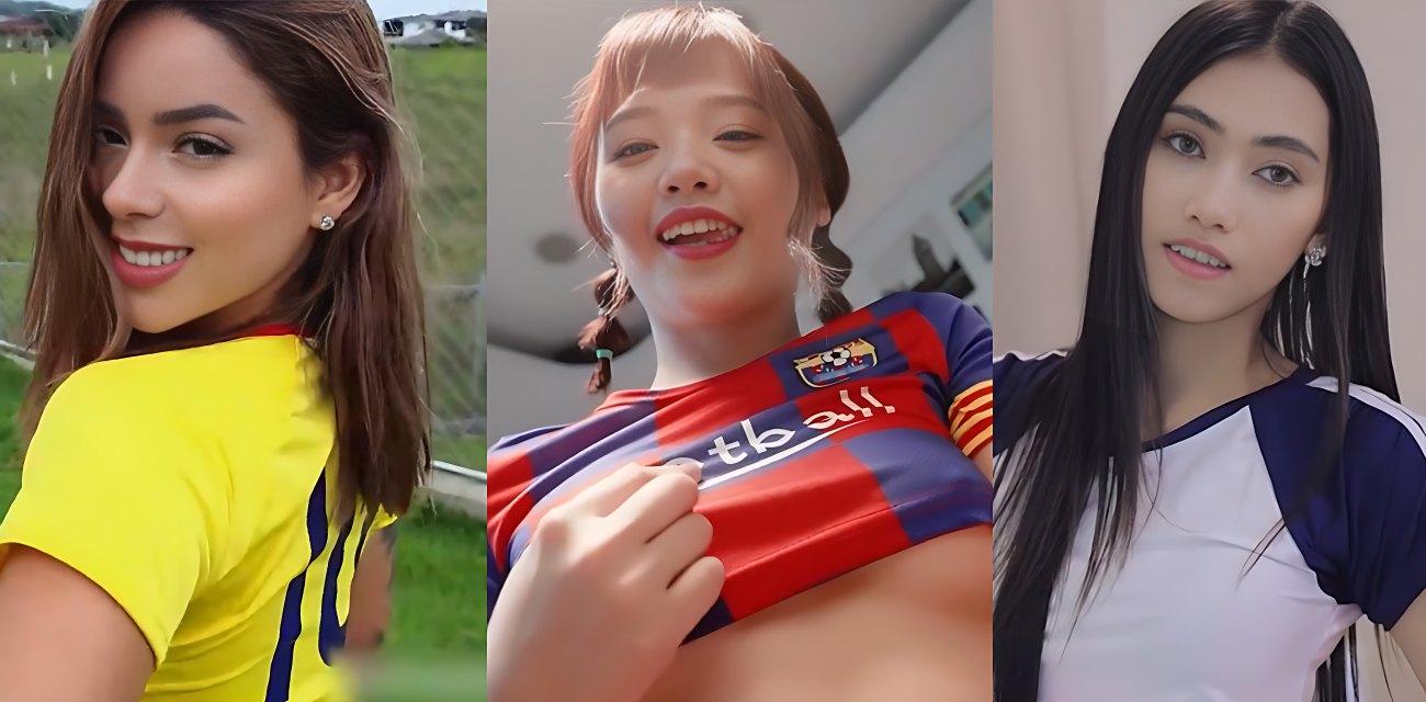 每日大赛之足球宝贝  绝美足球宝贝小姐姐为2026世界杯预热 看完球赛在来一场激情四射的床上友谊赛