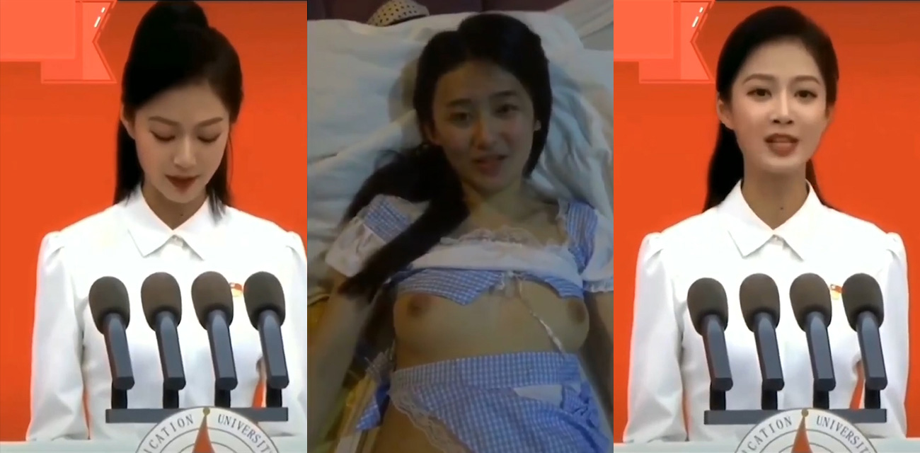 开车不忘传播正能量 教育电视台主持人 陈慧 车内播新闻被传P站后开除！