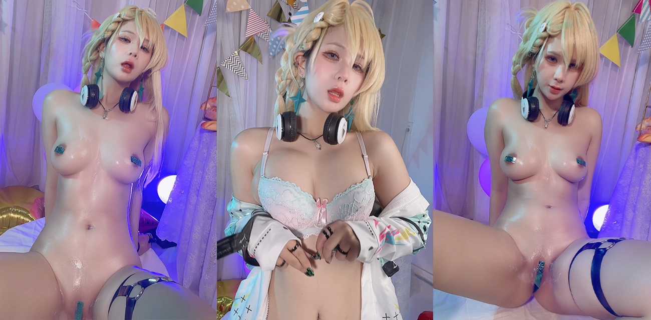 巨乳尤物 Pyon 全裸写真 白皙肉体涂油闪光 怼拍嫩穴摇摆 让人发狂！