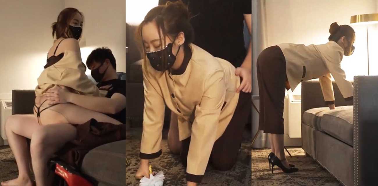 御姐 米菲兔 为小费勾引男房客 丁字裤战袍开裆撩人 肥臀骑乘摇摆榨精！