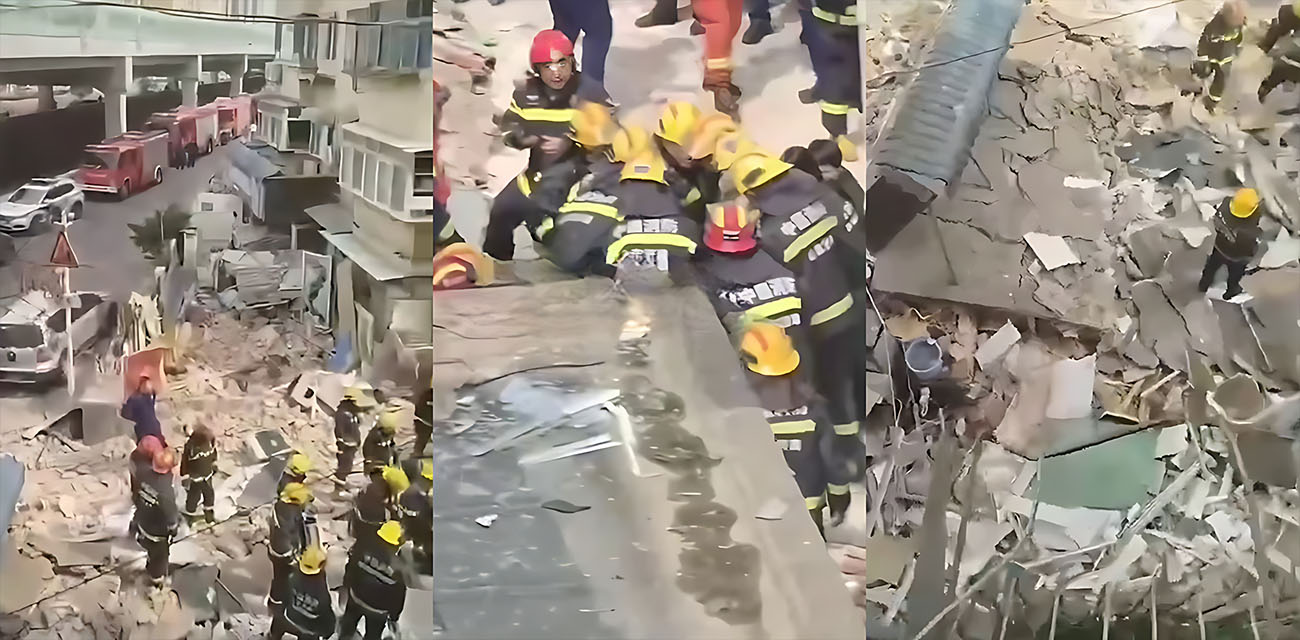 山东济南 小酒馆突发爆炸 巨响震动2公里引发全城恐慌 煤气罐事故现场惨烈