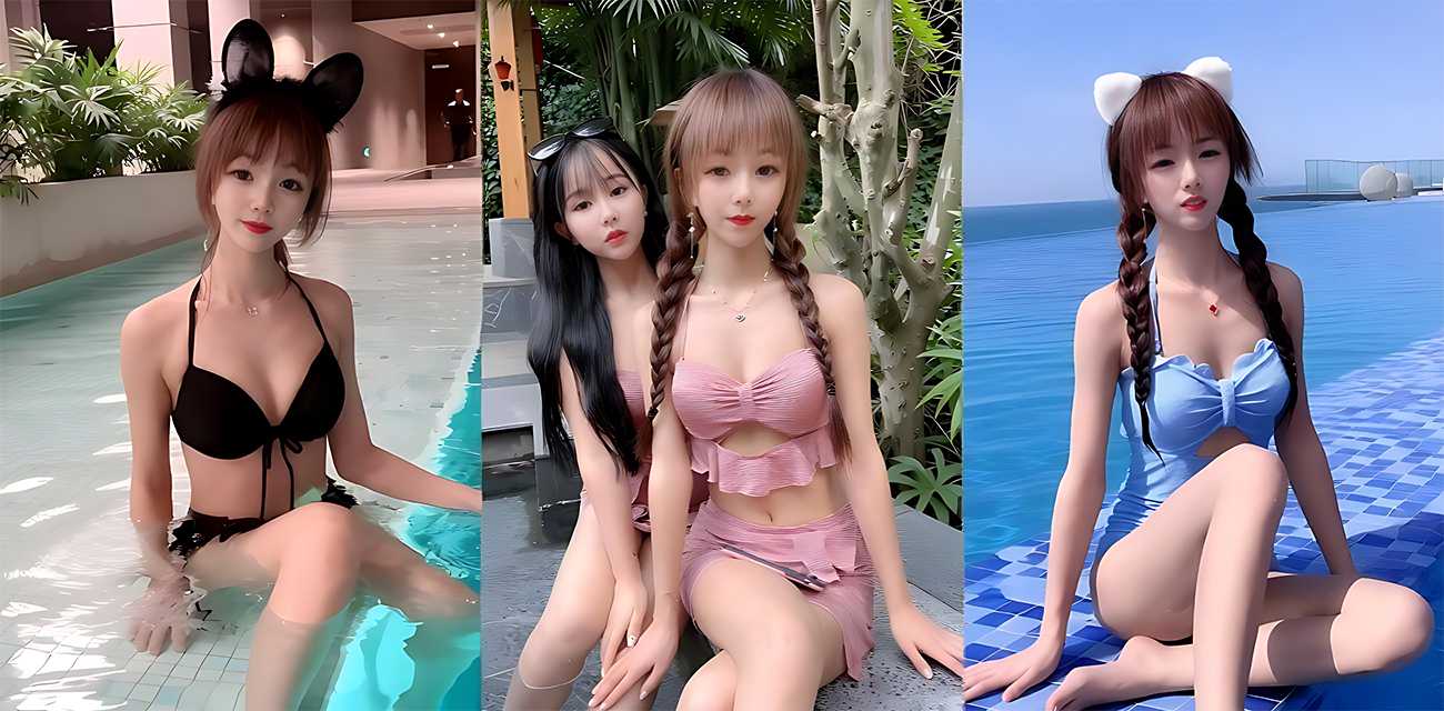 快手网红 倩宝宝 定制福利合集 身穿开档黑丝摇臀露逼 清纯萝莉私下骚得犯规！