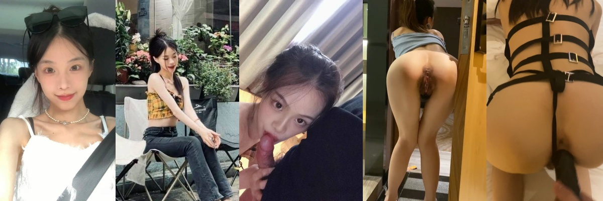 广州美女大学生【王璐璐】，被男友带到房门露出，粉嫩蜜穴水嫩多汁，夹子音娇喘诱人十足 ！