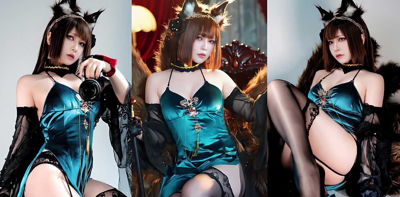 二次元福利姬 半半子 最新写真 化身落鸾摆弄各种骚姿 紧身制服包裹巨乳肥臀诱惑无比