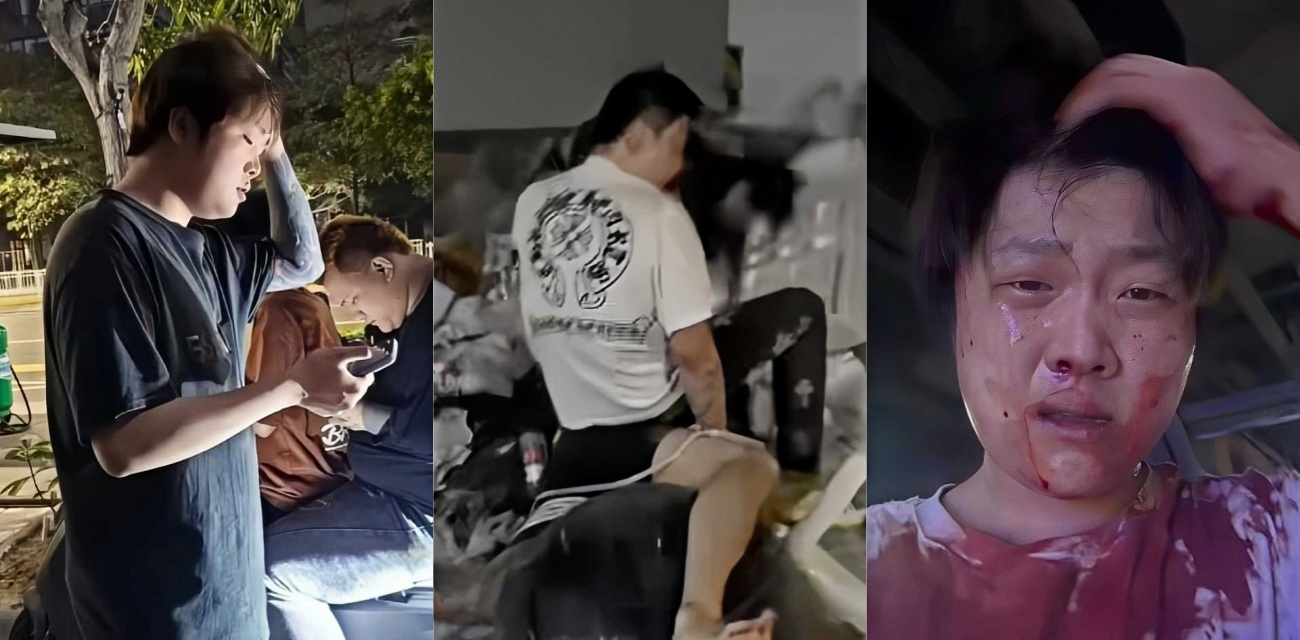 深圳抖音小网红赵俊逸街头被打 现场血腥暴十分混乱 疑似他因流量纠纷 引网友们热议