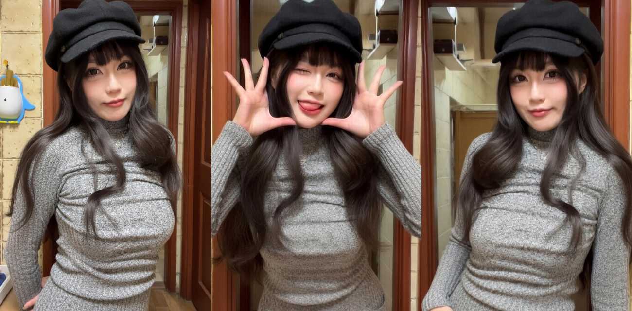 高颜值巨乳辣妹酒店性爱自拍 口交肉棒紧闭美眸享受快感 主动骑乘肥乳晃动发骚