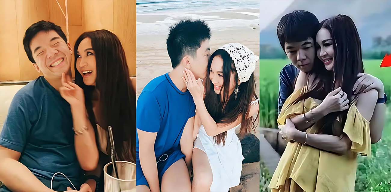 香港知名艺人温碧霞 59岁生日时被儿子亲吻视频暴露不正当母子关系 眼神暧昧毫无母子界限