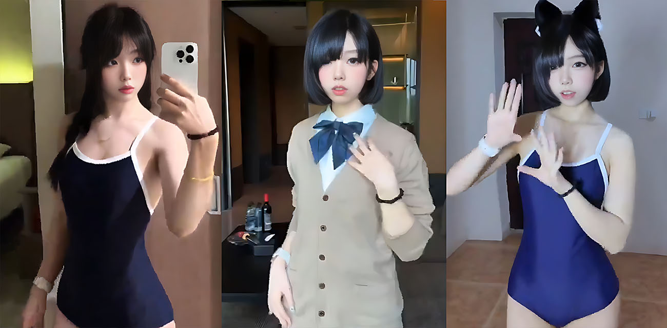 抖音短发嫩妹 兰陵酱酱爆 发骚自慰挑逗欲火 真实鸡巴猛干爽翻天 ！