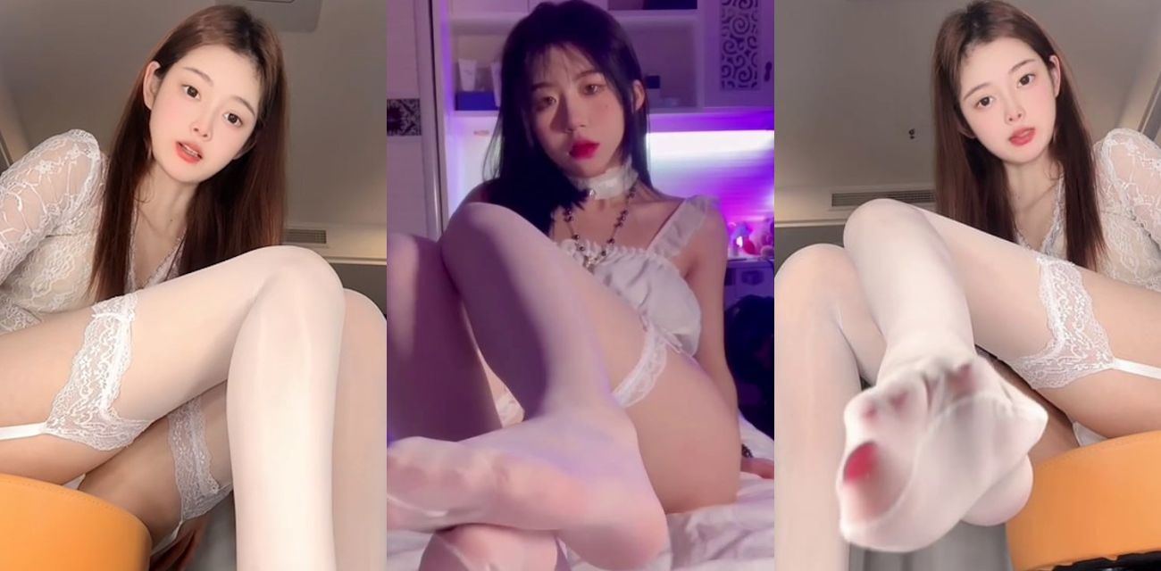 抖音高颜值御姐公主爱玩狗 足控福利爆棚！白丝红底高跟脚玩诱惑 付费资源太撩