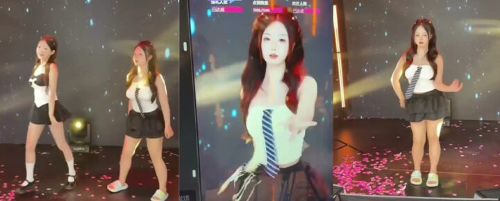 千万粉丝抖音网红蓝战非又被禁言直播女团后台拆穿美颜