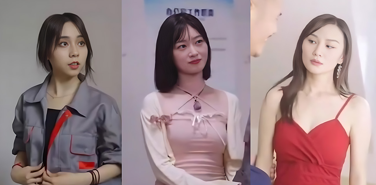 擦边短剧《晚上我推开厂花嫂子的门》ai加强版 男主操翻厂花怼脸深喉 后入内射