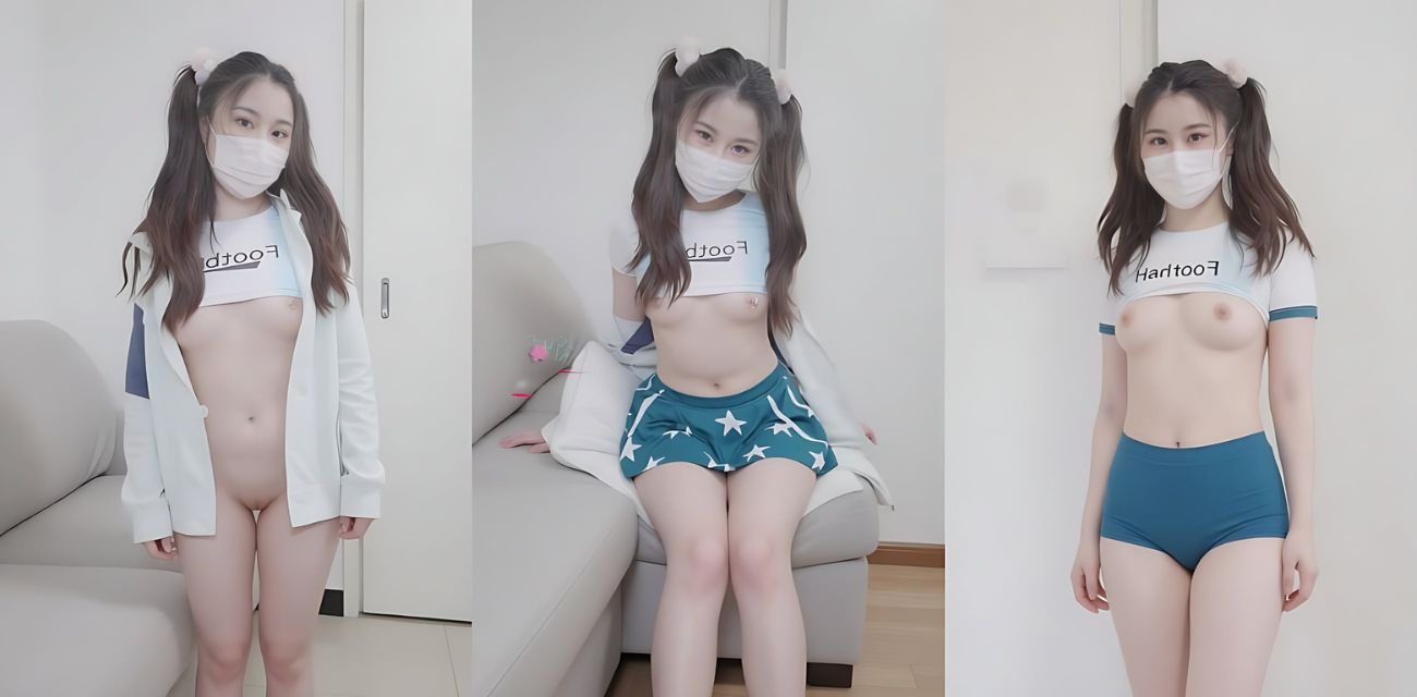 贴心小女友为满足男友看世界杯 深夜换装足球宝贝 边看球边做爱！