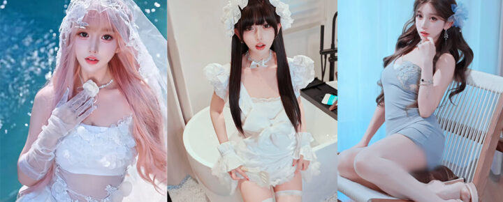 B站高人气二次元coser过期米线线喵舰长福利视频外流