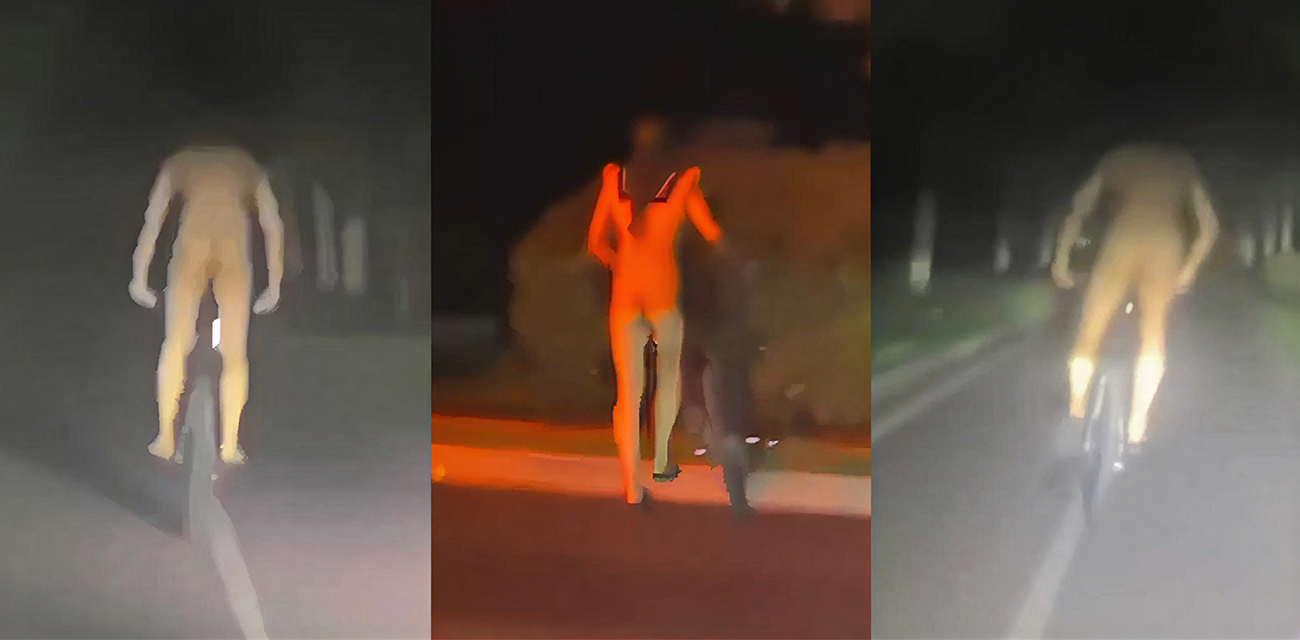 安徽师范学院 惊现变态男同 深夜迷奸男大后 全裸骑车逃离 画面十分诡异惊悚！