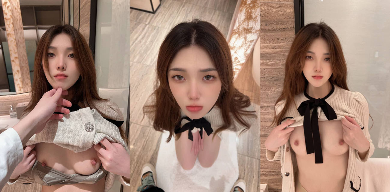 极品超高颜值反差女神 酒店被金主各种玩弄调教 当着客人面撅屁股后入爆操！