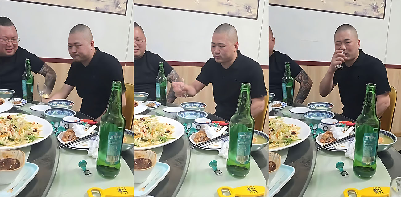 现实狠人当众生嚼碎玻璃 满嘴鲜血却面不改色 颠覆三观大开眼界！