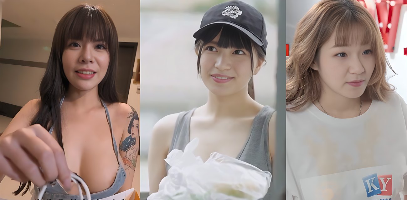 每日大赛之送外卖的小姐姐 妹子送餐上门还提供额外服务 先吃自己再吃外卖