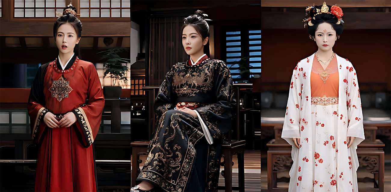 AI魔改 唐宫奇案 宫廷变乱交现场 白鹿惨遭双屌灌喉 古装剧变青楼春宫图！