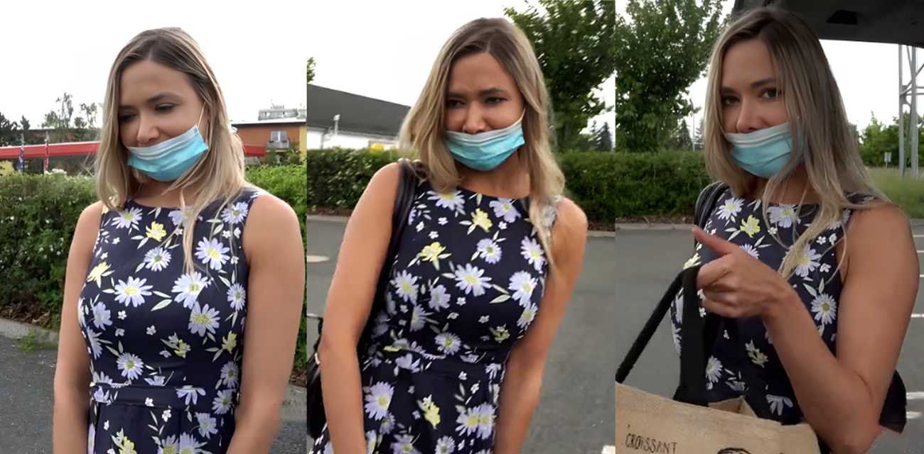 捷克街头搭讪之25K约会挑战 第一弹 俄罗斯少妇被前后开发 嘴含肉棒穴插黄瓜！