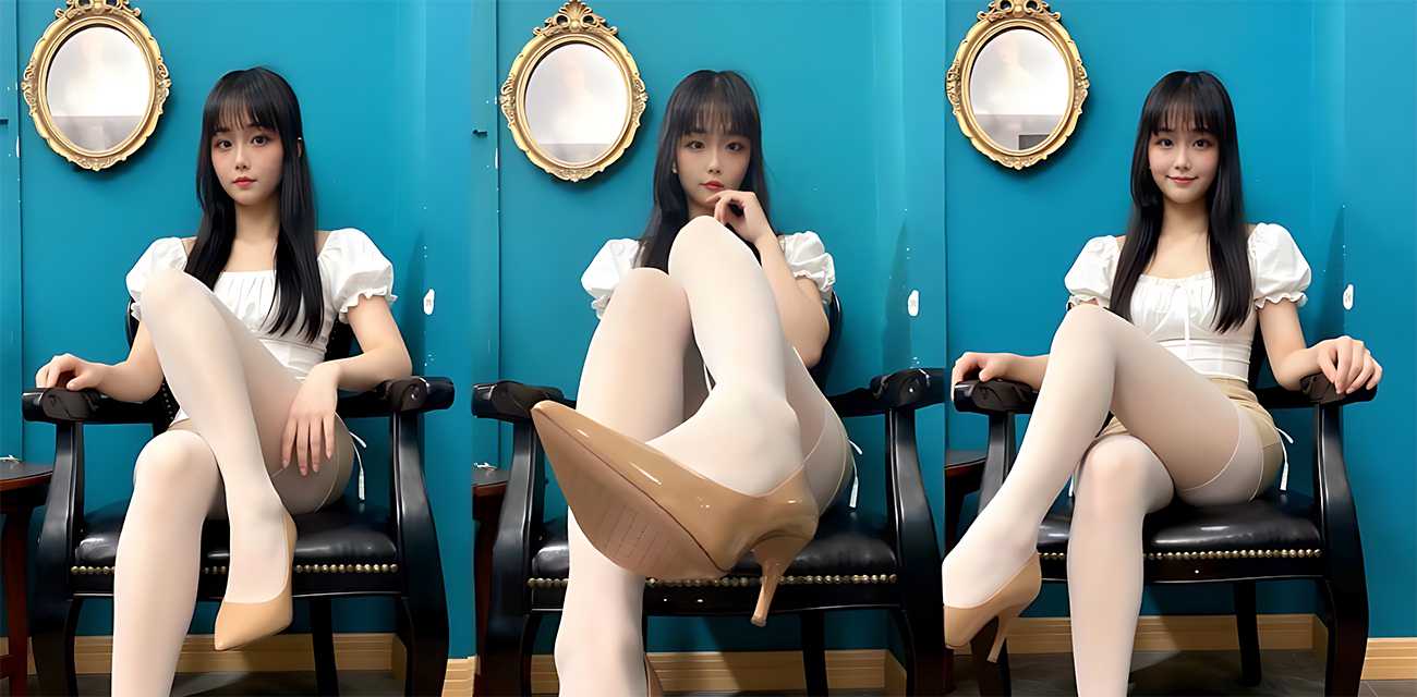 长腿御姐 青柠大大 白丝美腿直怼镜头 逗狗式淫语羞辱 让无数抖M爽到高潮！