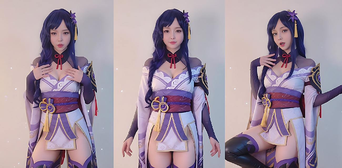 推特网黄 YuiPeachpie COS原神雷电将军 性感做爱激情展示淫靡身体太骚了