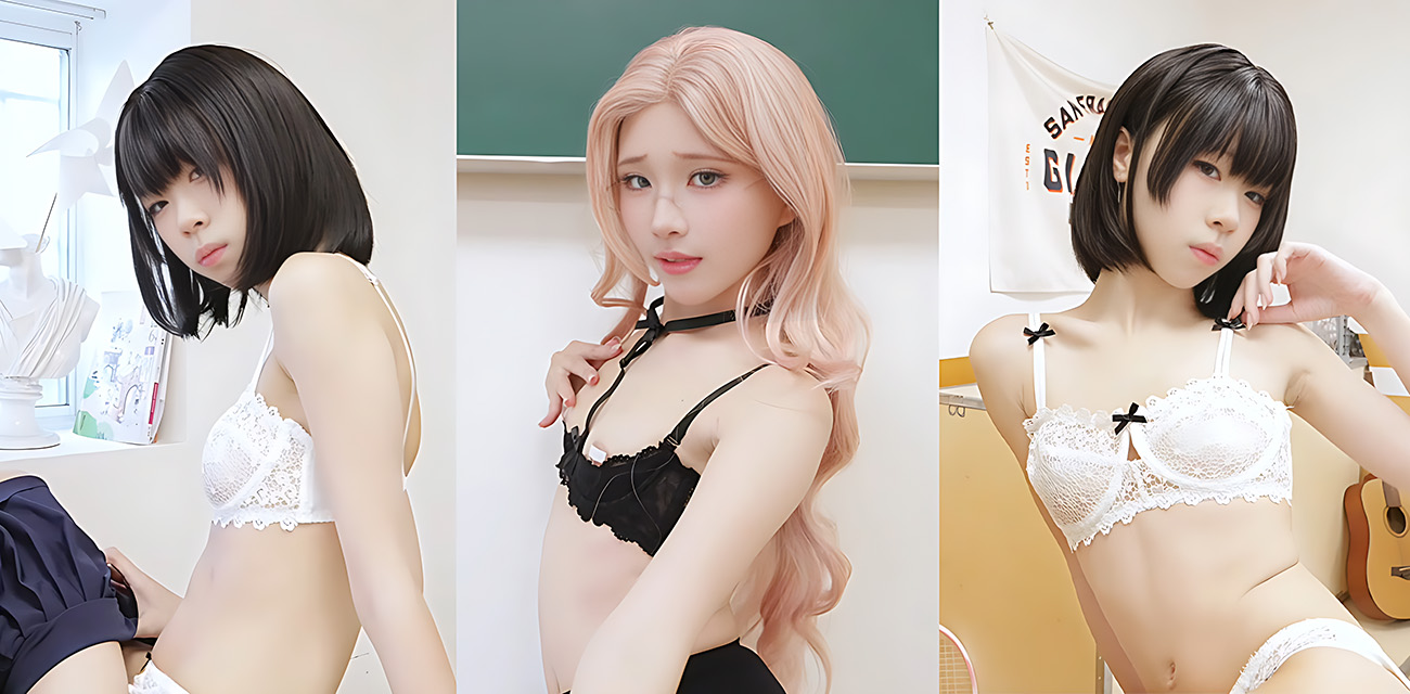 顶级反差女神 Nagi凪 携手闺蜜穿着性感黑丝 两女美腿缠绕互相抚摸挑逗 诱惑拉满