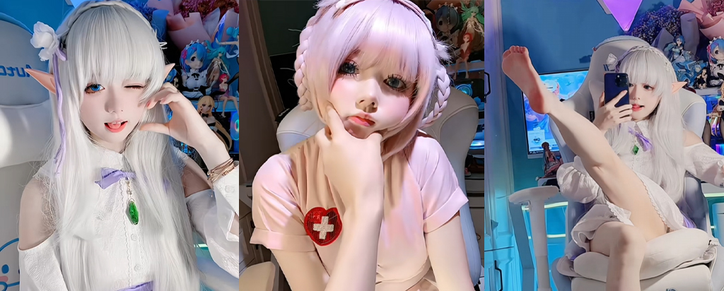 400万粉丝抖音二次元coser佳佳拖把全果定制福利外流