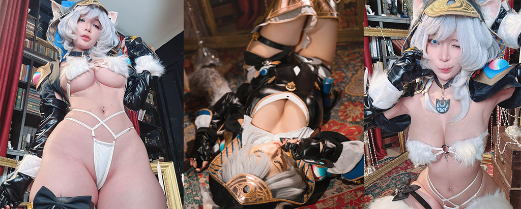 UmekoJ[18+福利姬coser写真集]星穹铁道星穹铁道Cipher[35p+5v]（共35张图片）