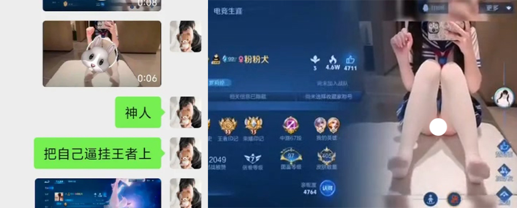 王者荣耀粉粉犬神人福利姬主页展示大尺度视频
