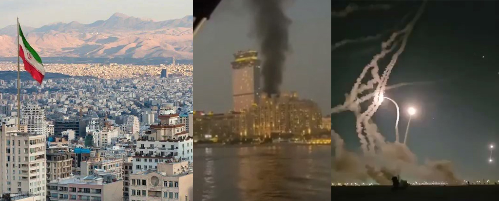 中东战火重燃伊朗动用导弹袭击中东多个目标